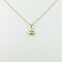 750YG／K18YG ダイヤモンドネックレス