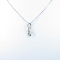 K14WG ダイヤモンドネックレス