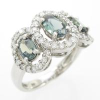 K18WG アレキサンドライトリング