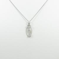 K18WG キー ダイヤモンドネックレス20％引き