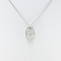 K18WG ダイヤモンドネックレス