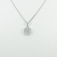 K18WG ダイヤモンドネックレス20％引き