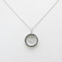 K18WG ダイヤモンドネックレス