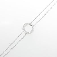 K18WG ダイヤモンドブレスレット