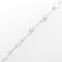 K18WG ダイヤモンドブレスレット20％引き