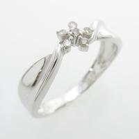 K18WG ダイヤモンドリング