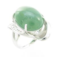 K18WG ヒスイリング