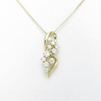 K18YG ダイヤモンドネックレス20％引き