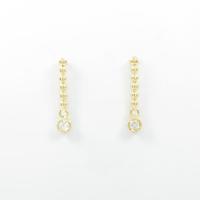 K18YG ダイヤモンドピアス