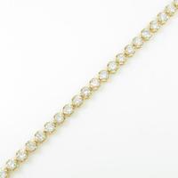 K18YG ダイヤモンドブレスレット