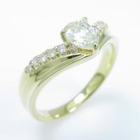 K18YG ダイヤモンドリング