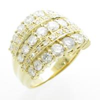 K18YG ダイヤモンドリング