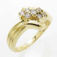 K18YG ダイヤモンドリング