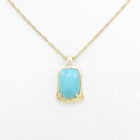 K18YG トルコイシネックレス