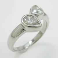 【ジュエリー在庫処分】PT ダイヤモンドリング