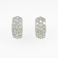 PT パヴェ ダイヤモンドピアス