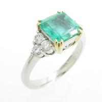 PT／K18YG エメラルドリング