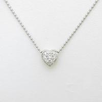 PT／K18YG ハート ダイヤモンドネックレス30％引き