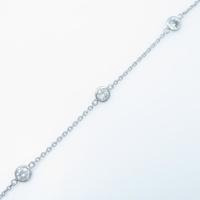 【リメイク】K18WG ダイヤモンドブレスレット