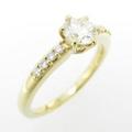 【リメイク】K18YG ダイヤモンドリング 0．450ct・J・SI1・GOOD30％引き