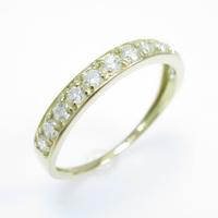 【リメイク】K18YG ハーフエタニティ ダイヤモンドリング