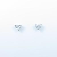 【リメイク】ST／プラチナダイヤモンドピアス 0．300ct・0．305ct・D?E・SI1・ハートシェイプ