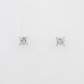 【リメイク】プラチナダイヤモンドピアス 0．220ct・0．232ct・G・SI1?2・ステップカット10％引き