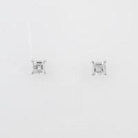 【リメイク】プラチナダイヤモンドピアス 0．220ct・0．232ct・G・SI1?2・ステップカット10％引き