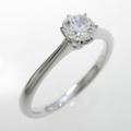 【リメイク】プラチナダイヤモンドリング 0．320ct・F・VS1・GOOD