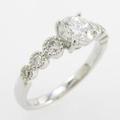 【リメイク】プラチナダイヤモンドリング 0．611ct・E・VVS1・EXT20％引き
