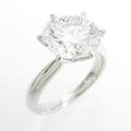 【リメイク】プラチナダイヤモンドリング 3．812ct・F・SI2・VERYGOOD