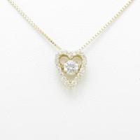 【新品】K18YG ダイヤモンドネックレス 0．215ct・F・SI2・GOOD