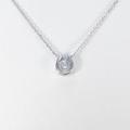 【新品】プラチナダイヤモンドネックレス 0．209ct・F・SI2・VERYGOOD