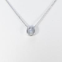 【新品】プラチナダイヤモンドネックレス 0．209ct・F・SI2・VERYGOOD