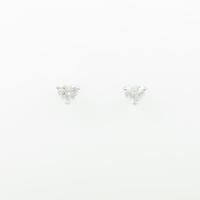 【新品】プラチナダイヤモンドピアス 0．325ct・0．319ct・E・SI1?2・ハートシェイプ