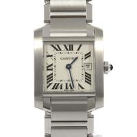 カルティエ W51011Q3 タンクフランセーズデイト クォーツ