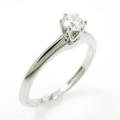 ティファニー クラッシック ソリティア リング 0．21ct・F・VS1