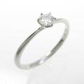 プラチナダイヤモンドリング 0．181ct・G・VVS1・3EXT H＆C