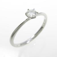 プラチナダイヤモンドリング 0．181ct・G・VVS1・3EXT H＆C