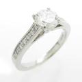 プラチナダイヤモンドリング 0．647ct・H・VS1・GOOD
