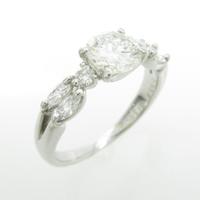 プラチナダイヤモンドリング 0．834ct・I・VS1・VERYGOOD
