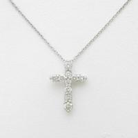 ポンテヴェキオ クロス ダイヤモンドネックレス20％引き