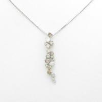K18WG ダイヤモンドネックレス5％引き