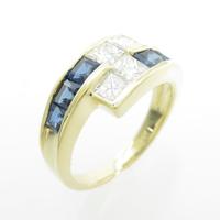 K18YG サファイヤリング