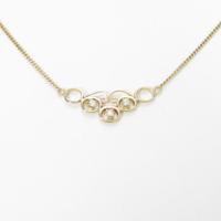 K18YG ダイヤモンドネックレス