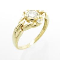 K18YG ダイヤモンドリング