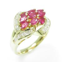 K18YG ルビーリング20％引き