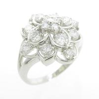 PT フラワー ダイヤモンドリング