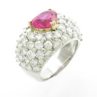 PT／K18YG ハート ルビーリング10％引き