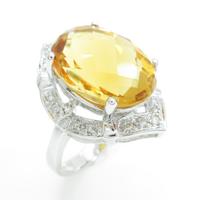 750WG シトリンリング